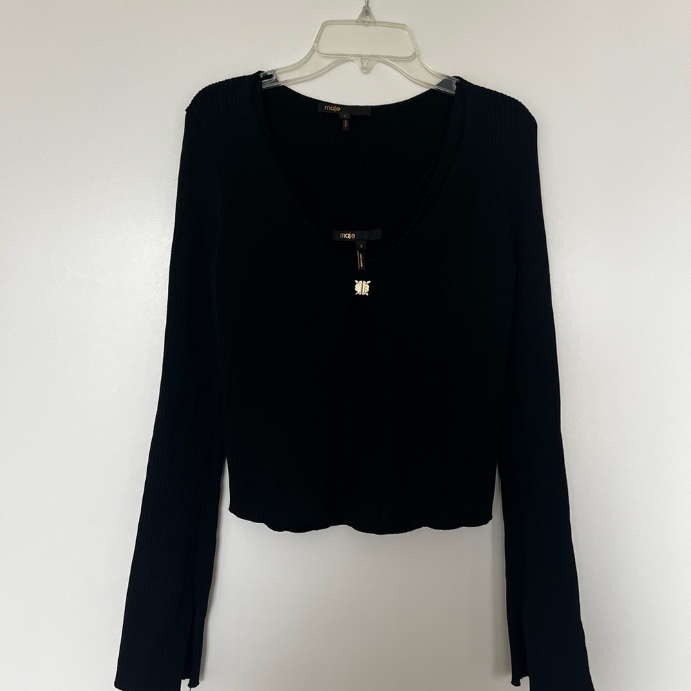 Maje two piece set (Cardigan + Tank top)